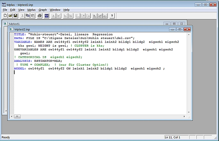 Mplus Screenshot Input